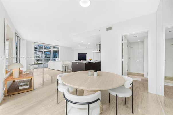 Dining room, Interior, Recessed Lighting, Water