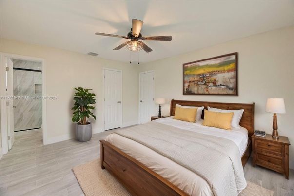 Bedroom, Interior, Wood Texture Flooring