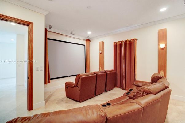 Home Theatre Room, Interior, Projection Screen, Recessed Lighting, Theatre Room