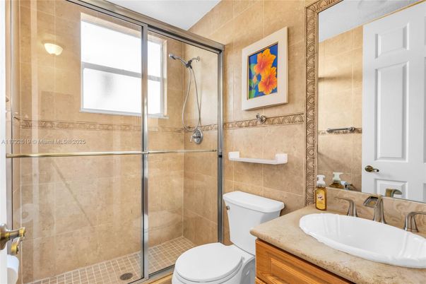 Bathroom, Glass Shower, Interior