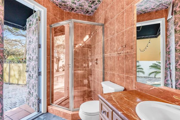 Bathroom, Glass Shower, Interior