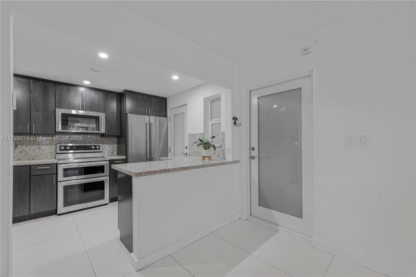 Interior, Kitchen, Recessed Lighting, Stainless Steel Appliances