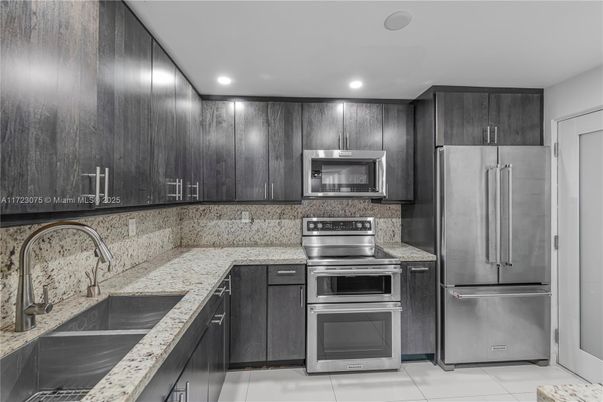 Interior, Kitchen, Recessed Lighting, Stainless Steel Appliances