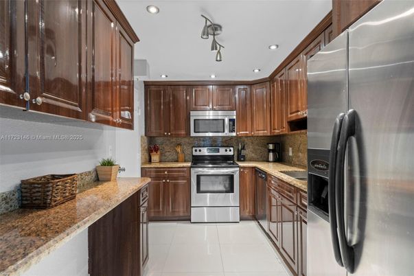 Interior, Kitchen, Recessed Lighting, Stainless Steel Appliances