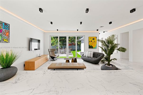 Interior, Marble, Recessed Lighting