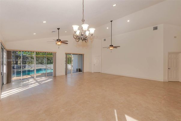Chandelier, Empty room, Interior, Recessed Lighting
