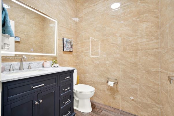 Bathroom, Interior, Wood Texture Flooring