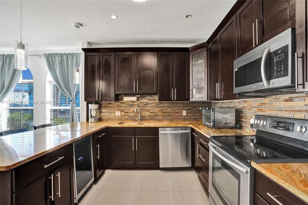 Interior, Kitchen, Recessed Lighting, Stainless Steel Appliances