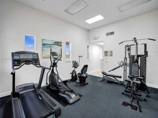 Fitness Equipment, Interior, Recessed Lighting