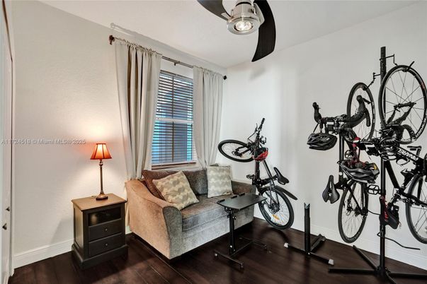 Fitness Equipment, Interior, Wood Texture Flooring
