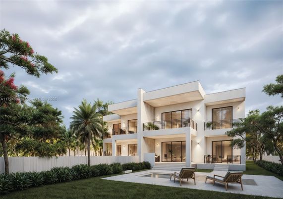 Backyard, Exterior, Facade, Modern