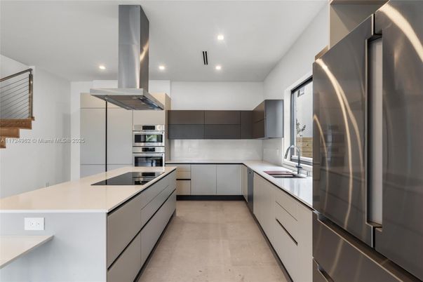 Interior, Kitchen, Recessed Lighting, Stainless Steel Appliances