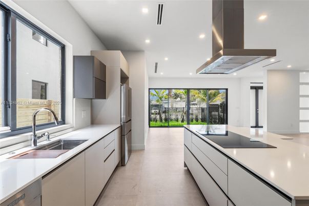 Interior, Kitchen, Recessed Lighting, Stainless Steel Appliances
