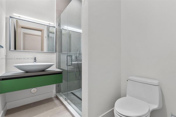 Bathroom, Glass Shower, Interior