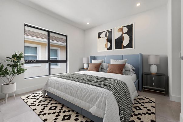 Bedroom, Interior, Recessed Lighting