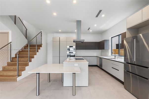 Interior, Kitchen, Recessed Lighting, Stainless Steel Appliances