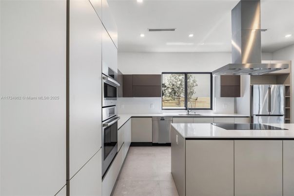 Interior, Kitchen, Recessed Lighting, Stainless Steel Appliances