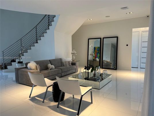 Interior, Living room, Recessed Lighting