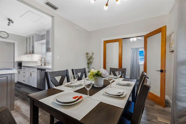 Dining room, Interior, Kitchen, Wood Texture Flooring