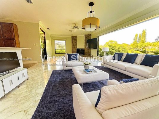 Fireplace, Interior, Living room, Marble, Pendant Lights