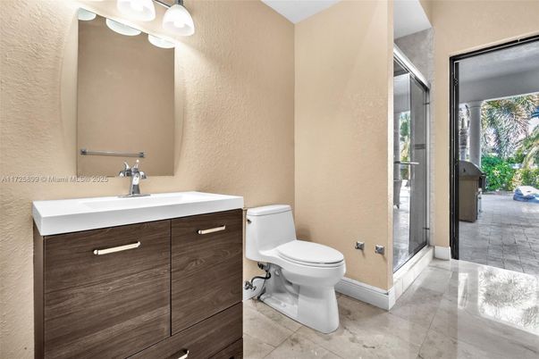 Bathroom, Glass Shower, Interior