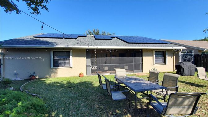 Backyard, Exterior, Solar Panels
