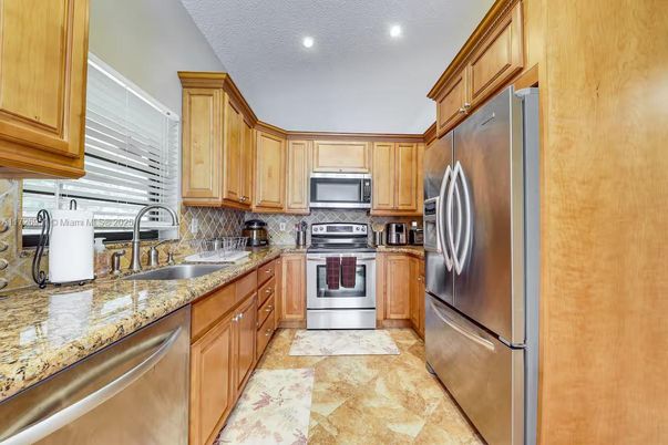 Interior, Kitchen, Recessed Lighting, Stainless Steel Appliances