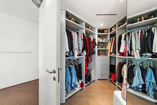 Interior, Recessed Lighting, Walk-in Closets, Wood Texture Flooring