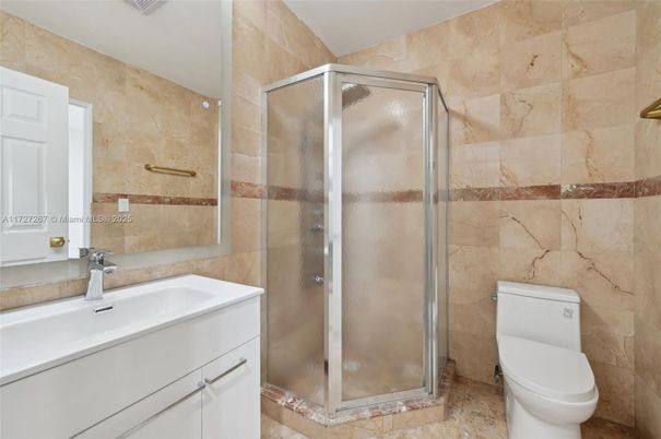 Bathroom, Glass Shower, Interior