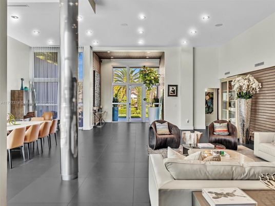 Dining room, Interior, Living room, Recessed Lighting