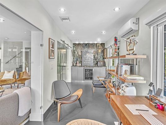 Home Office, Interior, Recessed Lighting