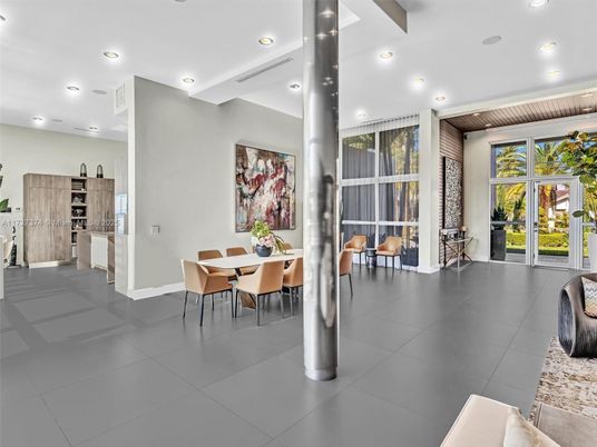 Dining room, Interior, Recessed Lighting