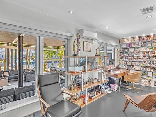 Home Office, Interior, Recessed Lighting