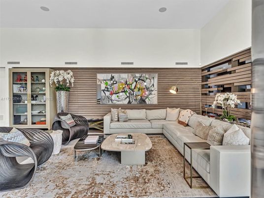 Interior, Living room, Wooden Walls