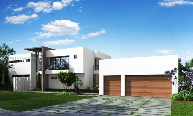 Attached, Backyard, Exterior, Facade, Modern