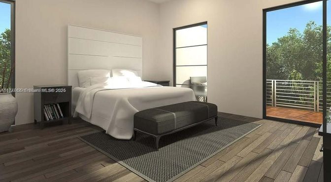 Bedroom, Interior, Wood Texture Flooring
