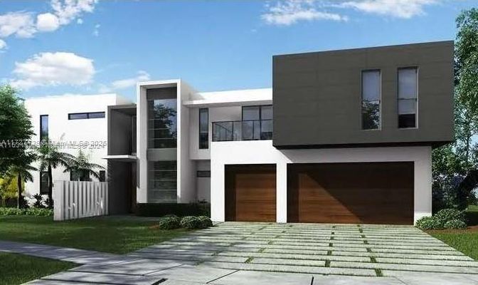 Attached, Exterior, Facade, Modern