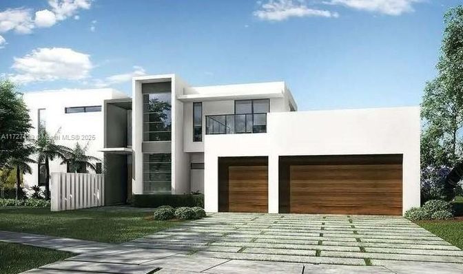 Attached, Exterior, Facade, Modern