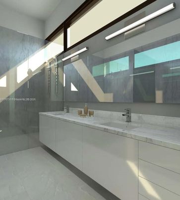 Bathroom, Dual Sink Vanities, Glass Shower, Interior