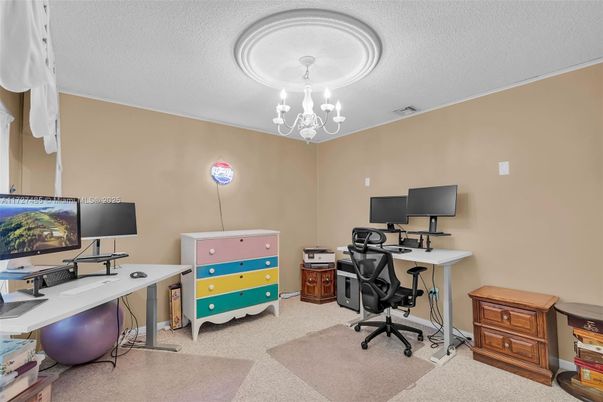 Chandelier, Home Office, Interior