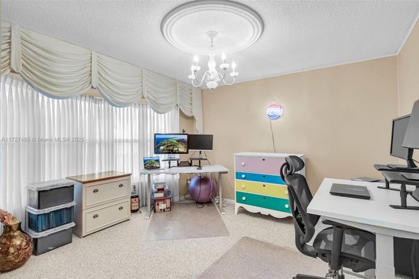 Chandelier, Home Office, Interior