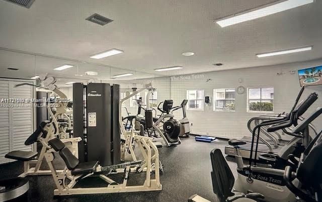 Fitness Equipment, Gym, Interior, Recessed Lighting