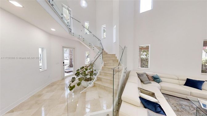 Interior, Living room, Recessed Lighting