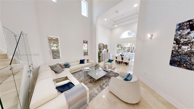 Interior, Living room, Recessed Lighting