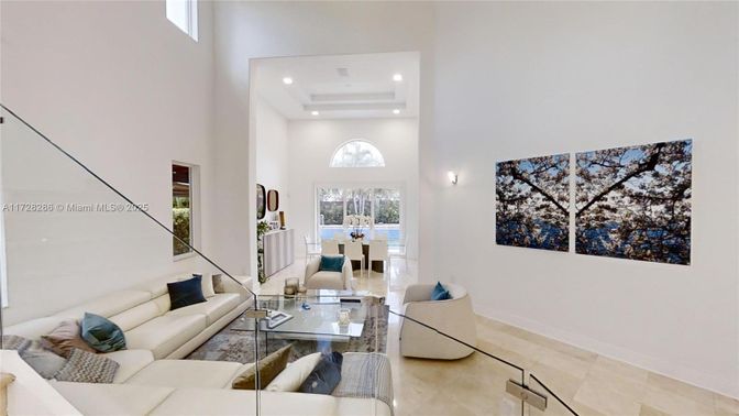 Interior, Living room, Recessed Lighting