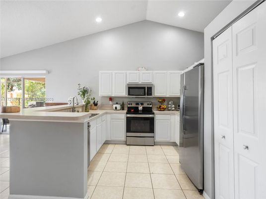 Interior, Kitchen, Recessed Lighting, Stainless Steel Appliances