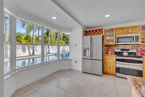 Interior, Kitchen, Recessed Lighting, Stainless Steel Appliances