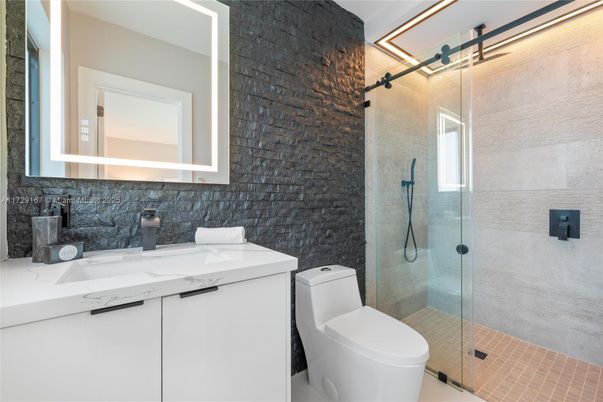Bathroom, Glass Shower, Interior
