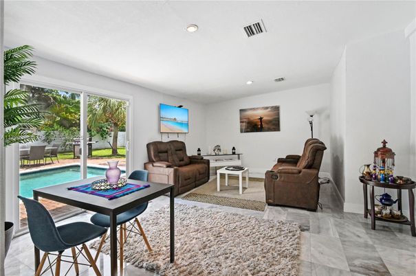 Interior, Living room, Recessed Lighting