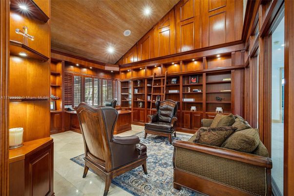 Interior, Living room, Recessed Lighting, Wooden Ceilings, Wooden Walls